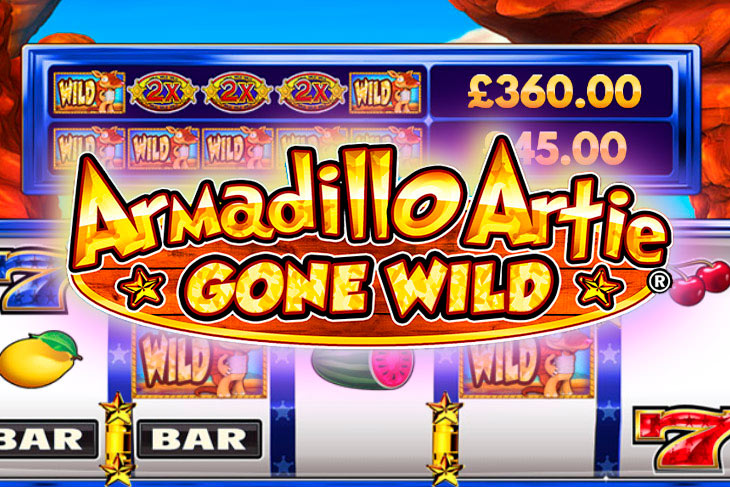Armadillo Artie Gone Wild - DWG slot at Casino Zoccer Casino