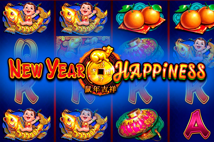 New Year Happiness - Ruby Play slot at Casino Zoccer Casino