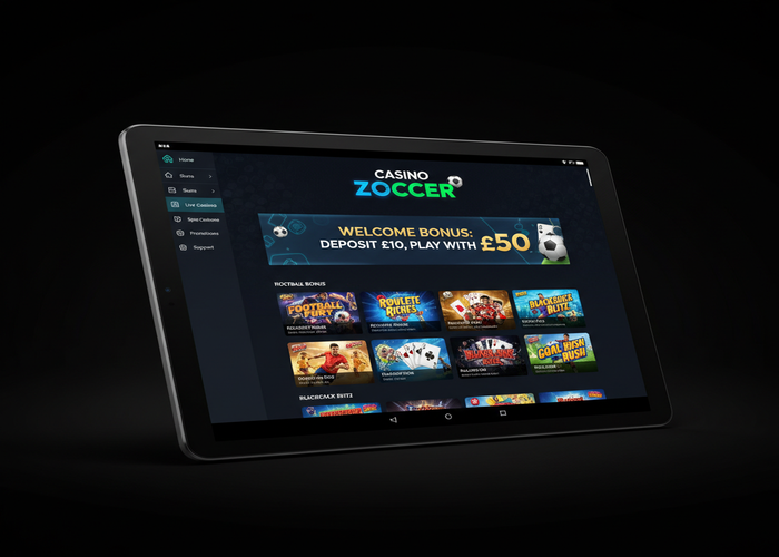 Casino Zoccer Casino in Tablet